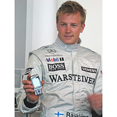 Kimi Kaivohuoneella. Copyright Reino Laukkanen.