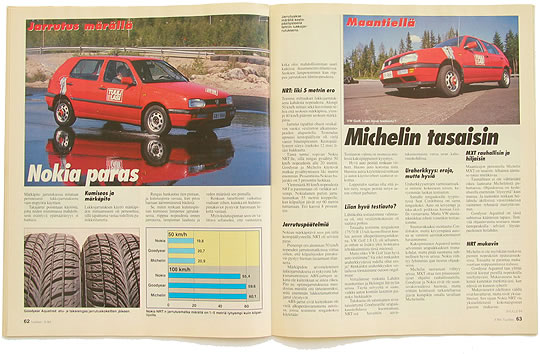 Nokia ja Michelin.